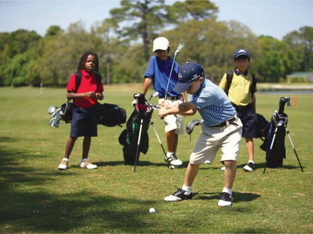 Junior Golf, Kids Playing Golf