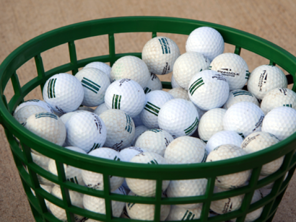 bucket of range balls