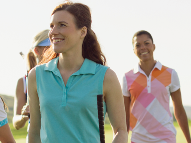 Women on the golf course